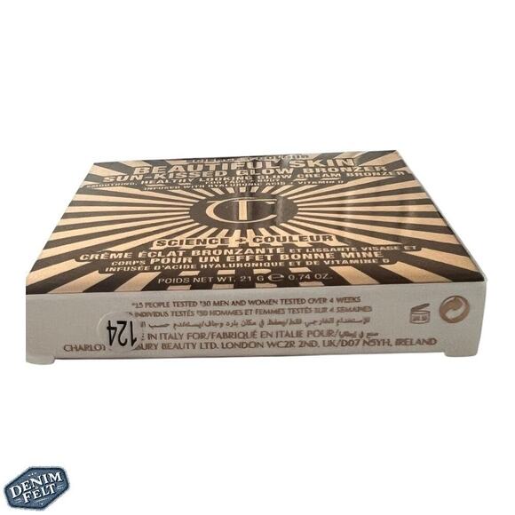 Charlotte Tilbury Airbrush Flawless Bronzer Tan Warm Matte Sculpt Glow NEW~NIB!! - Picture 3 of 14